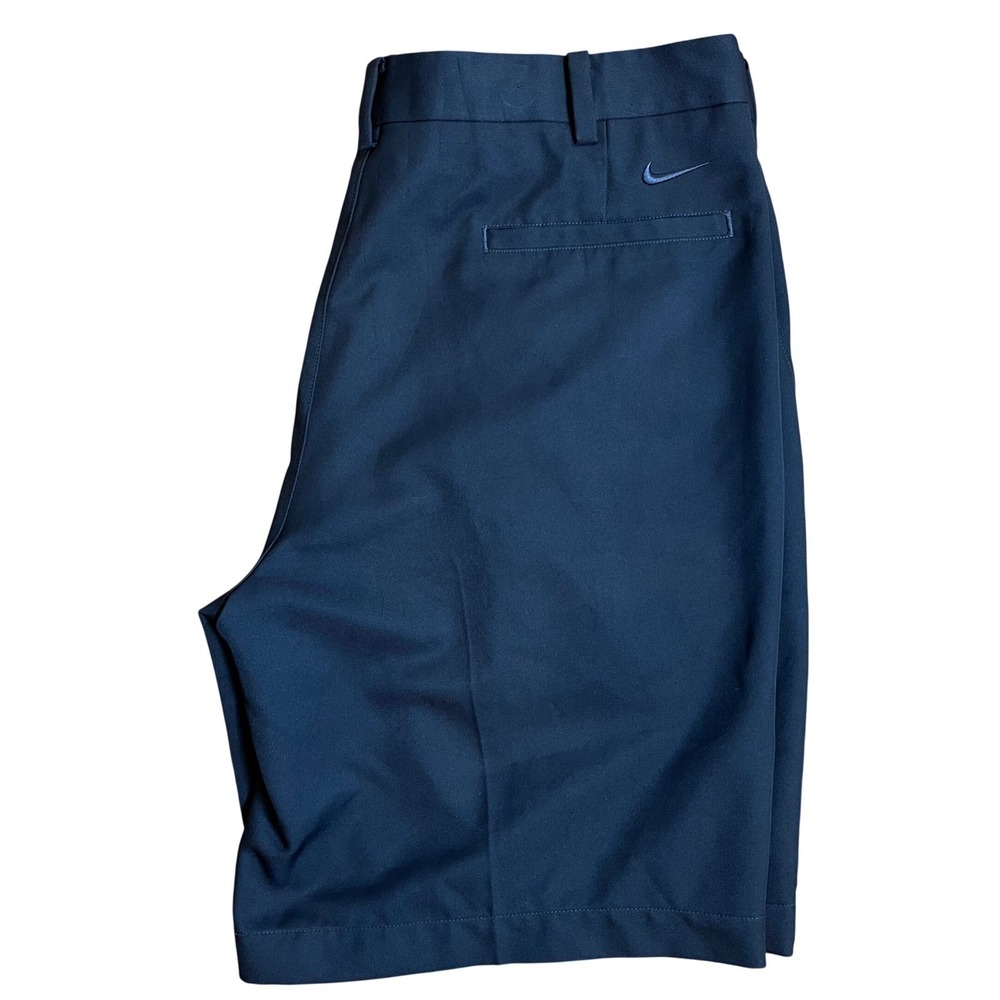Nike Golf Shorts Mens 36 Navy Blue  Fit Dry Athletic Performance - Picture 4 of 8